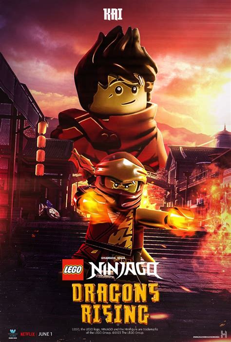 LEGO NINJAGO DRAGONS RISING KAI POSTER CHARACTER in 2023 | Ninjago dragon, Lego ninjago, Ninjago