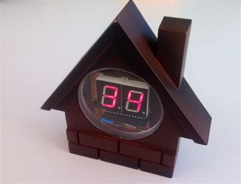 Seven Segment Display Arduino Thermometer - Electronics-Lab.com