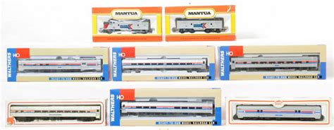 Ho Amtrak Passenger Trains Walthers, Mantua, Model