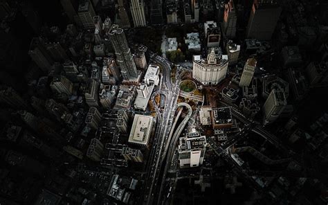 Manhattan, New York City, Aerial view, Cityscape, USA, buildings design ...