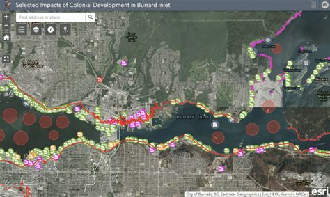 New Interactive Map of Burrard Inlet - Tsleil-Waututh Nation