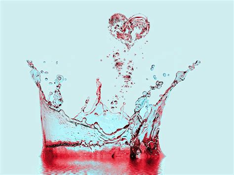 Water Heart Wallpapers - Top Free Water Heart Backgrounds - WallpaperAccess