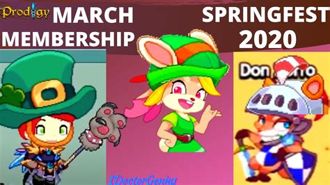 Prodigy Math Game: SPRING FEST 2020: NEW Bunnies VS Foxes: MARCH ...