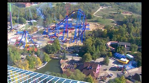 Kings Island 2014: Banshee Construction Time Lapse (Week 11: 10/7/13 - 10/13/13) - YouTube