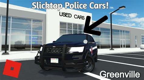 Slicktop Police Cars!? | Greenville Roblox - YouTube