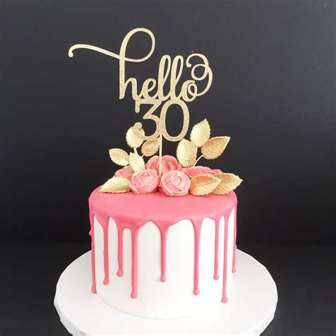 The 20 Best Ideas for 30th Birthday Cake toppers - Home, Family, Style and Art Ideas