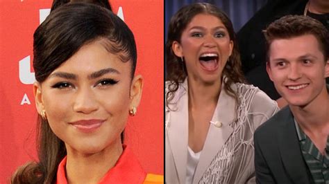 Zendaya responds to viral meme about her laughing at Tom Holland - PopBuzz