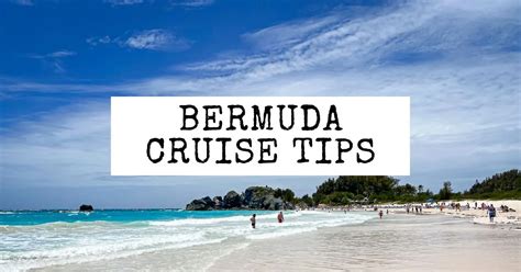 9 Bermuda Cruise Tips You Need to Know | Tasty Itinerary