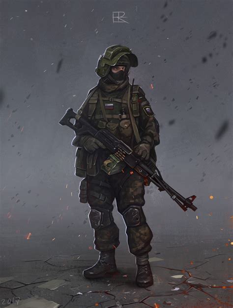 ArtStation - Soldier of the Russian army