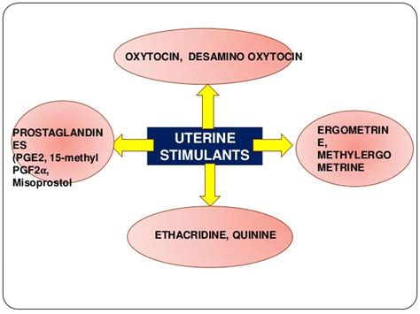 Drugs acting on uterus