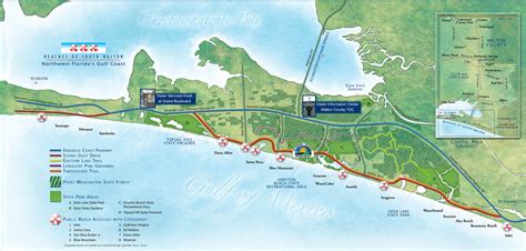 Map Of Northwest Florida Beaches - Printable Maps