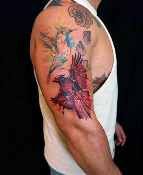 60 Cardinal Tattoo Designs for Men