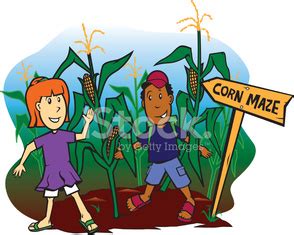 Corn Maze Kids Stock Vector | Royalty-Free | FreeImages