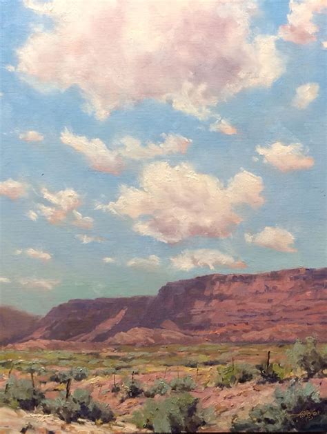 Art: Latest Oil Painting, "Clouds Over Vermilion Cliffs" - Life Palette