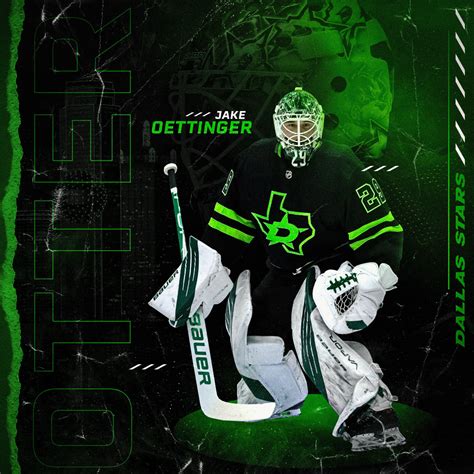 Jake Oettinger - Dallas Stars | Behance