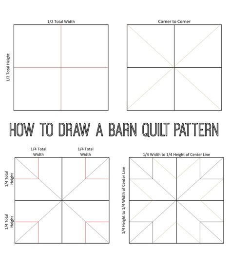 Easy Printable Barn Quilt Patterns