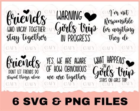 Visual Arts Girls Trip Shirts SVG Girls Trip SVG Girls Trip Party SVG ...