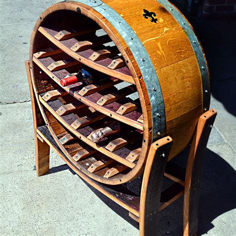 Napa General Store Big Round Wine Barrel Wine Rack