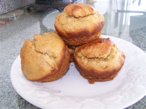 Gluten Free Low Carb Peanut Butter Banana Muffins - Skinny GF Chef healthy and great tasting ...