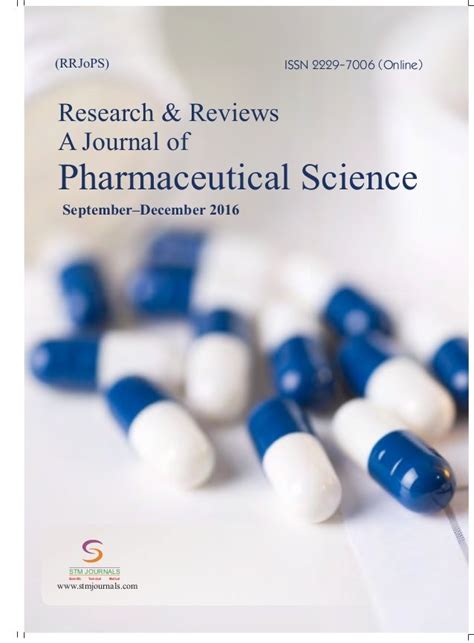 Research and Reviews: A Journal of Pharmaceutical Science vol 7 issue…