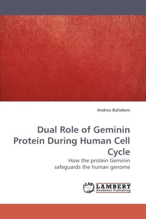 Dual Role of Geminin Protein During Human Cell Cycle | 9783838308845 | Andrea... | bol.com