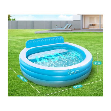 Full-Sized Inflatable Swimming Family Pool with Seats – simplexdeals