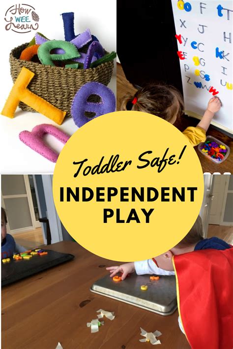 These independent play ideas are perfect for young toddlers as they use large objects - ideal ...