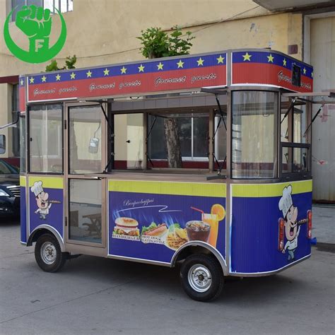 Mobile Kitchen Electric Drive Food Truck Mobile Food Cart - China ...