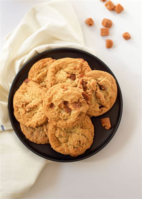 Soft and Chewy Salted Caramel Cookies - Make and Takes