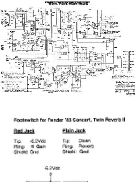 Fender Twin Reverb II SCH | PDF