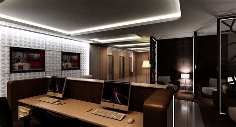 Classic Office Interior Night Scene – WireCASE