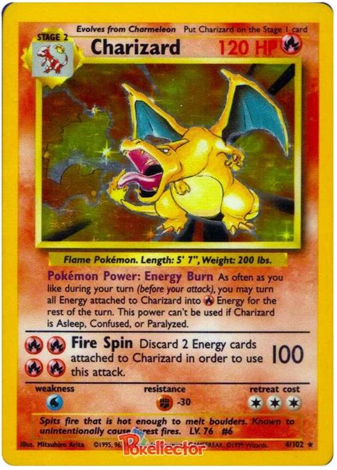 Charizard - Base Set #4 | Charizard, Pokemon cards, Pokemon