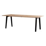 TIPTOE New Modern table 220 x 95 cm, oak - graphite black | Finnish Design Shop