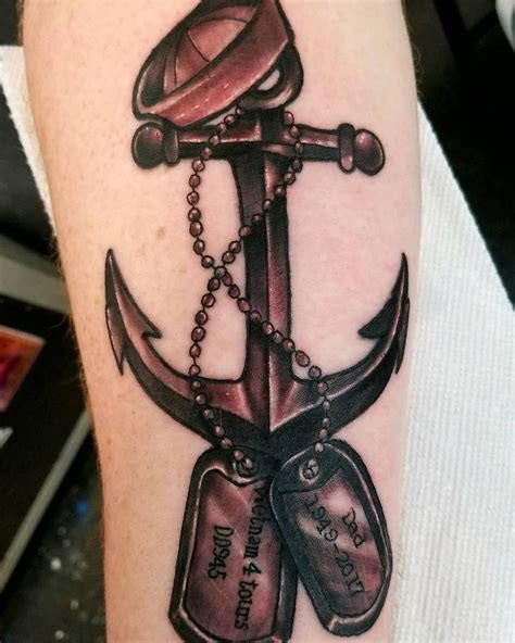 Custom Memorial anchor tattoo by @jordyngrinetattoo | Tattoos, Memorial tattoo, Tattoo quotes