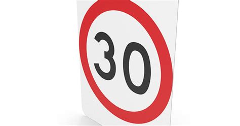 Australian Sign Speed Limit 30 3D, Incl. metal & attention - Envato ...