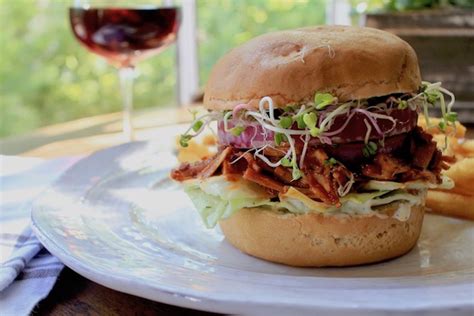 BBQ Jackfruit "Pulled Pork" Sandwich - Quady Winery