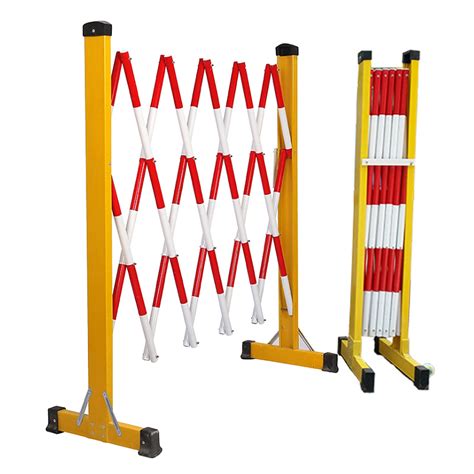 Buy Expandable Safety Folding Mobile Barricade with Wheels, Portable Expanding Road Safety ...