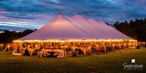 6 Lighting Options to Make Your Wedding Tent Sparkle | Lakes Region ...