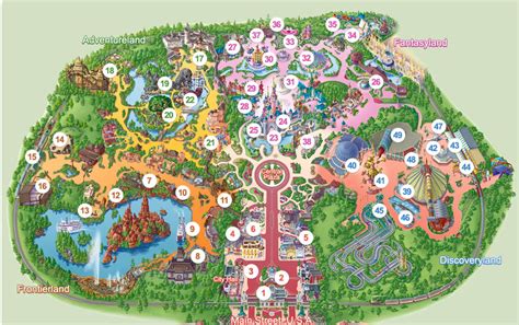 Disneyland Paris Map 2013