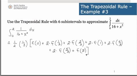 Trapezoidal Rule: Example 3 - YouTube