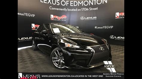 Used Black 2016 Lexus IS 300 F Sport Series 3 Walkaround Review Calgary ...