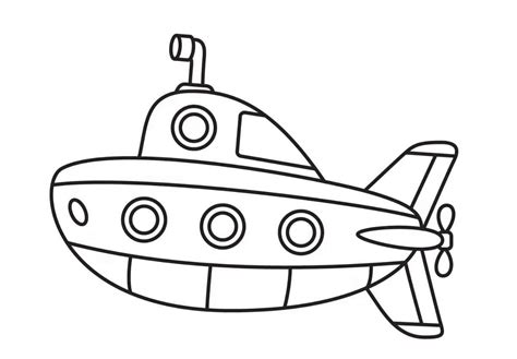 Printable Submarine coloring page - Download, Print or Color Online for Free
