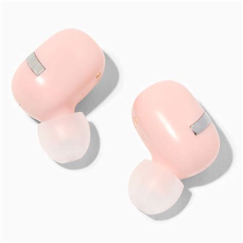 Wireless Earbuds in Case - Pink | Claire's