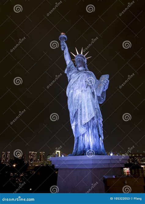 Tokyo Odaiba Night View of Japan Stock Image - Image of night, place ...