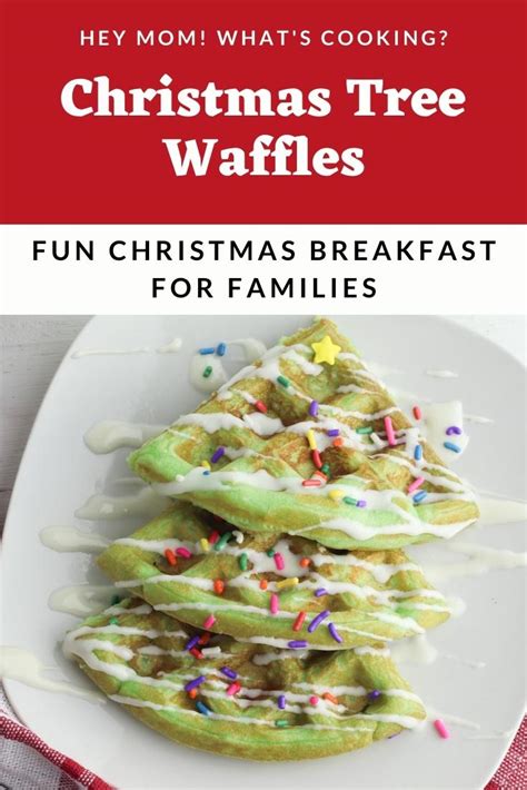 Christmas Morning Waffles Recipe ~ Hey Mom! What's Cooking?