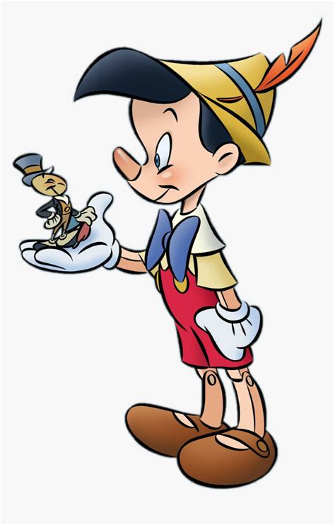 Pinocchio Jiminy Cricket Sitting, HD Png Download - kindpng