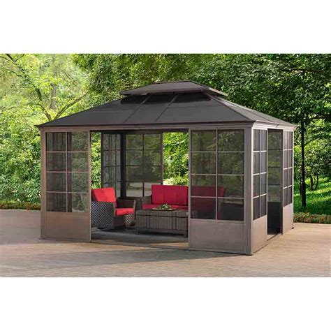 Sunjoy 12x14 Screen House Gazebo - Walmart.com - Walmart.com