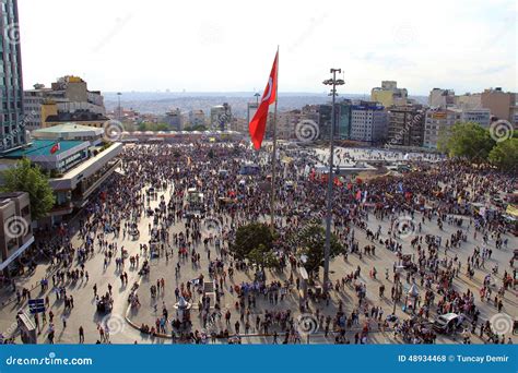 Protests in Turkey Taksim Square Editorial Stock Photo - Image of ...