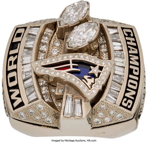 2003 New England Patriots Super Bowl XXXVIII Championship Ring | Lot #53144 | Heritage Auctions