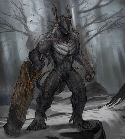 Dark souls 3 ancient dragon form by ThemeFinland on DeviantArt